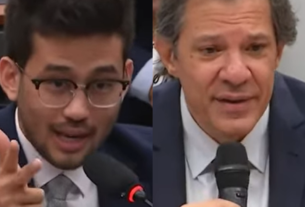 Embate entre Haddad e Kataguiri sobre impostos federais na Comissão de Finanças