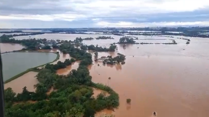 Rio Grande do Sul alagada pelas enchentes
