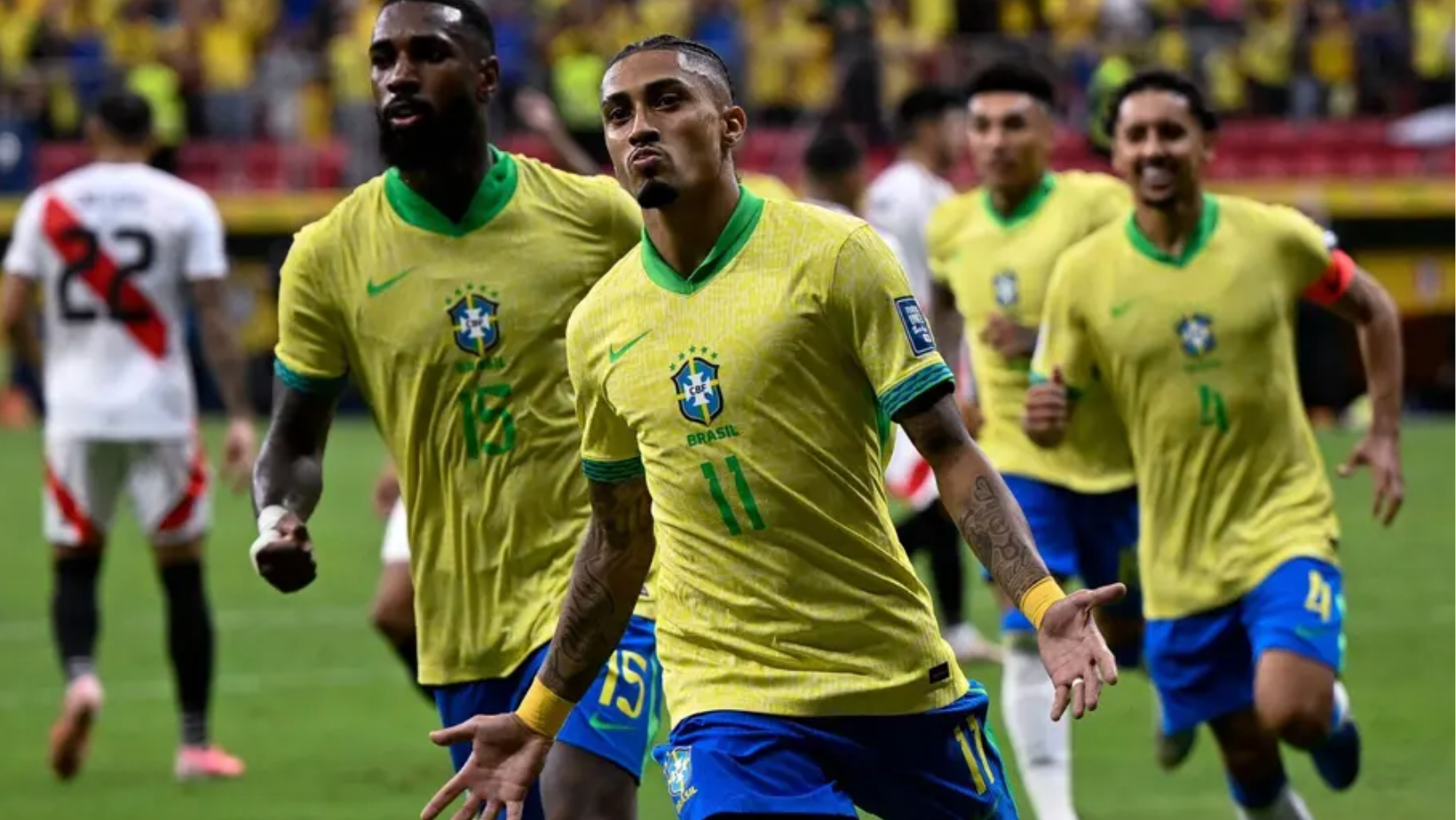 Brasil goleia o Peru