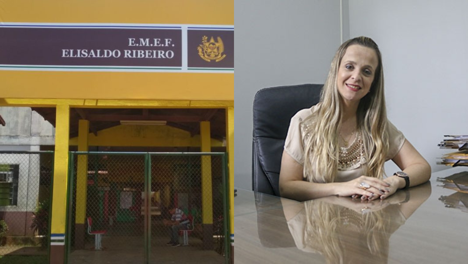 Escola Elisaldo Ribeiro fechada