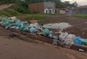 coleta de lixo paralisada