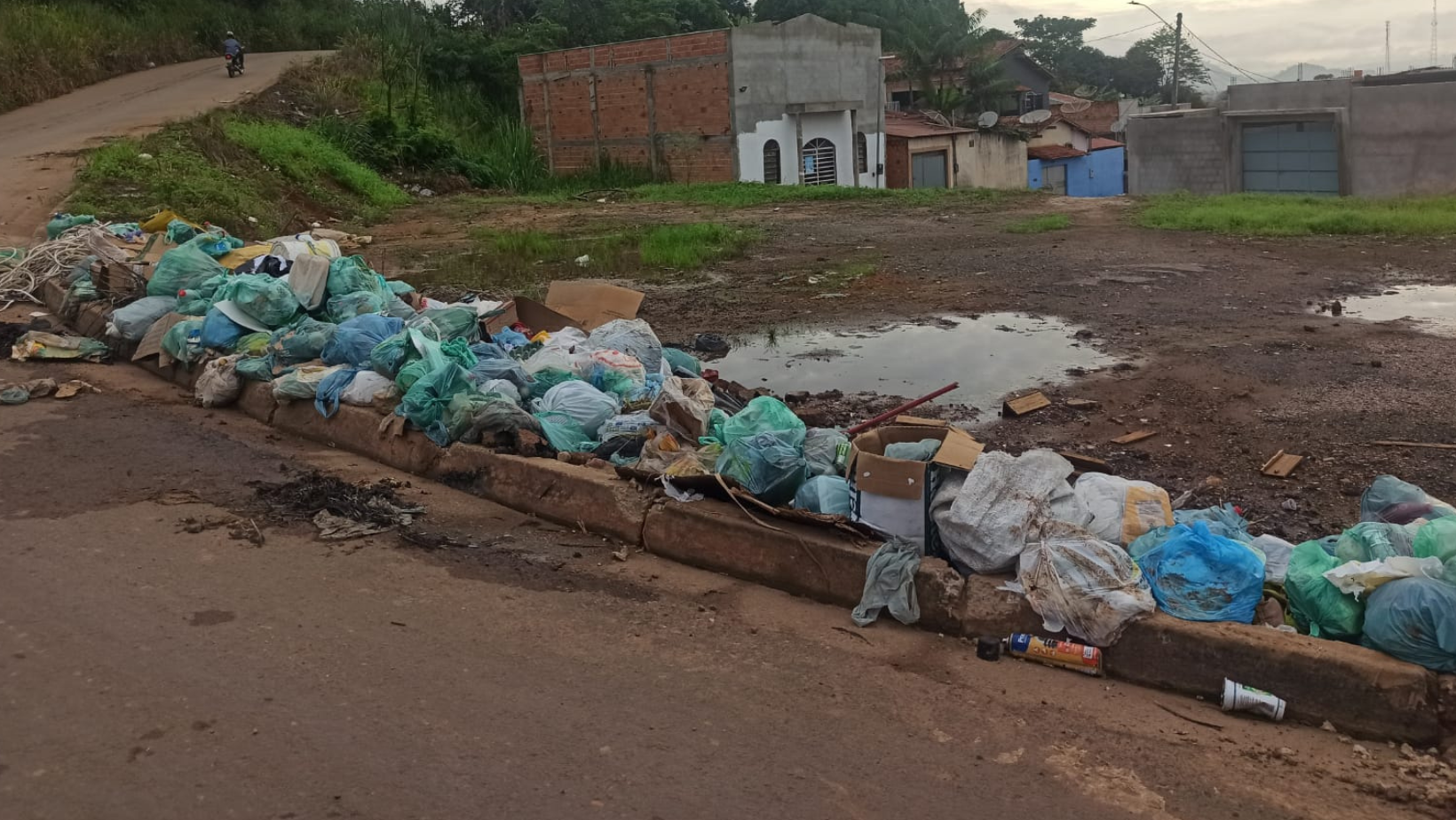 coleta de lixo paralisada