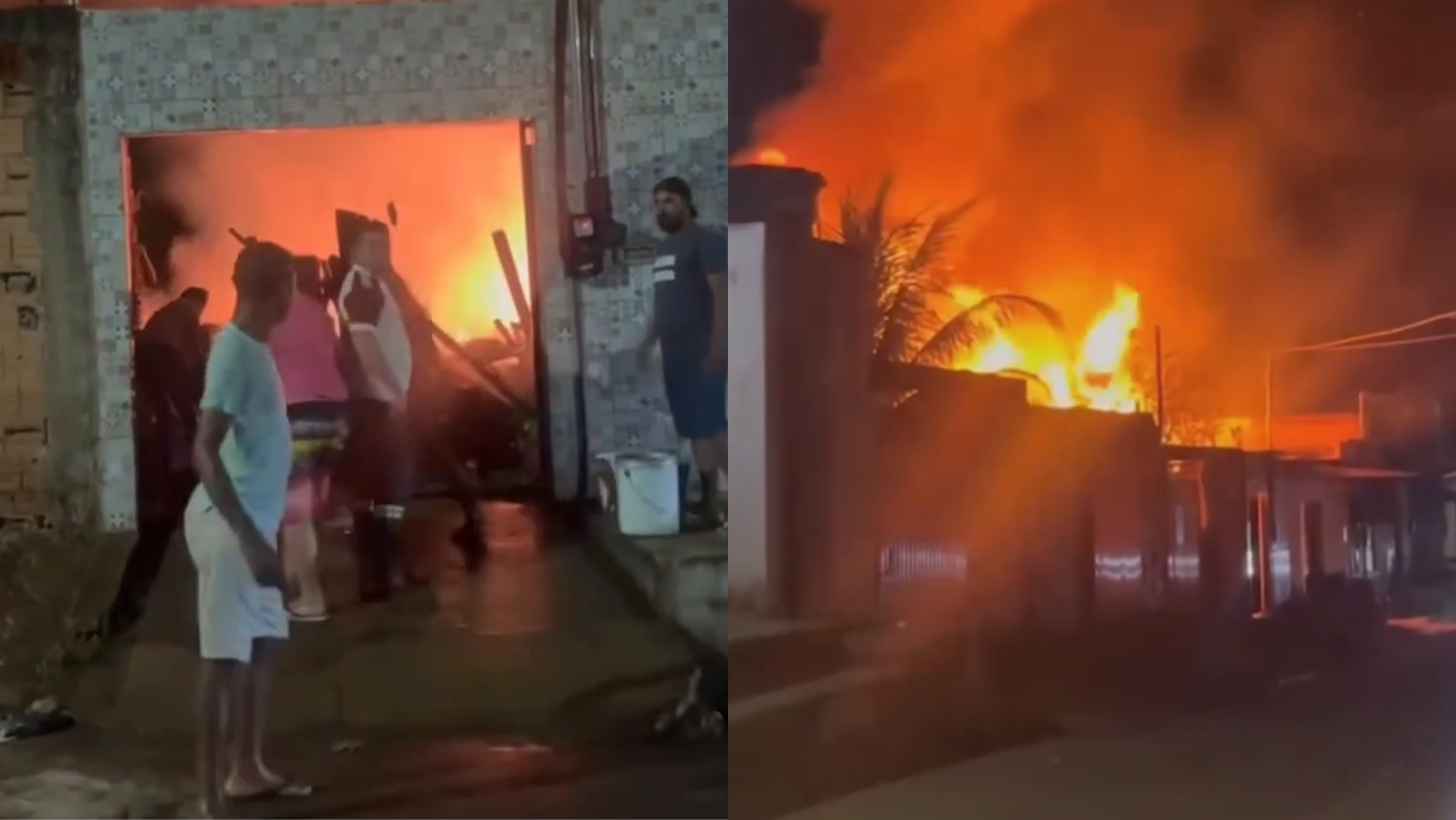 Incêndio atinge residência