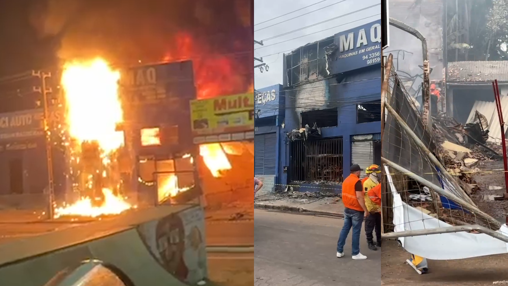 Incêndio de grandes proporções