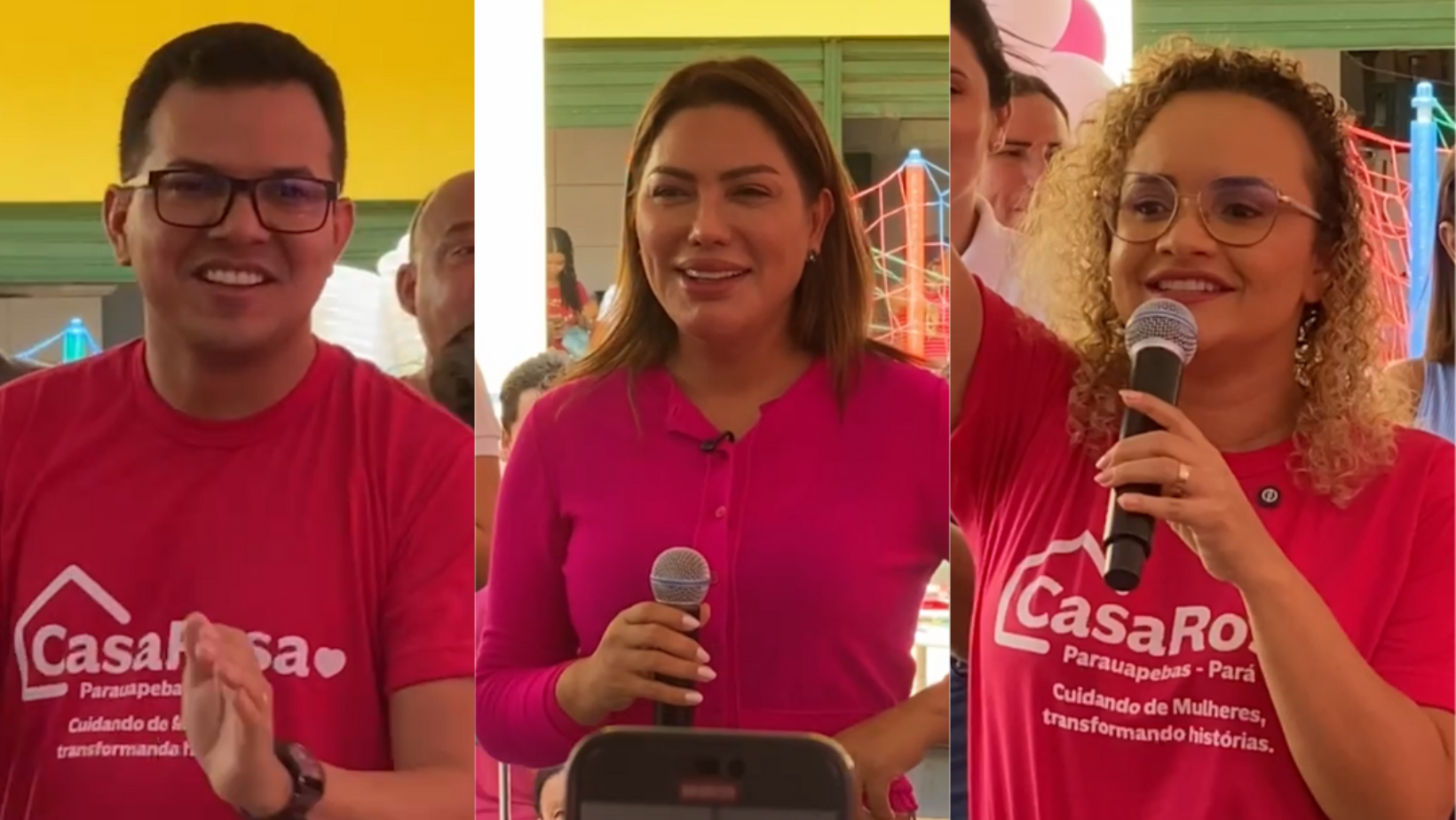 Inauguração da Casa Rosa