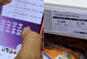 preços diferentes no supermercado