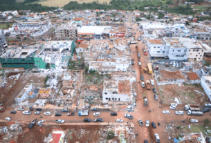 tornado devastador no Paraná