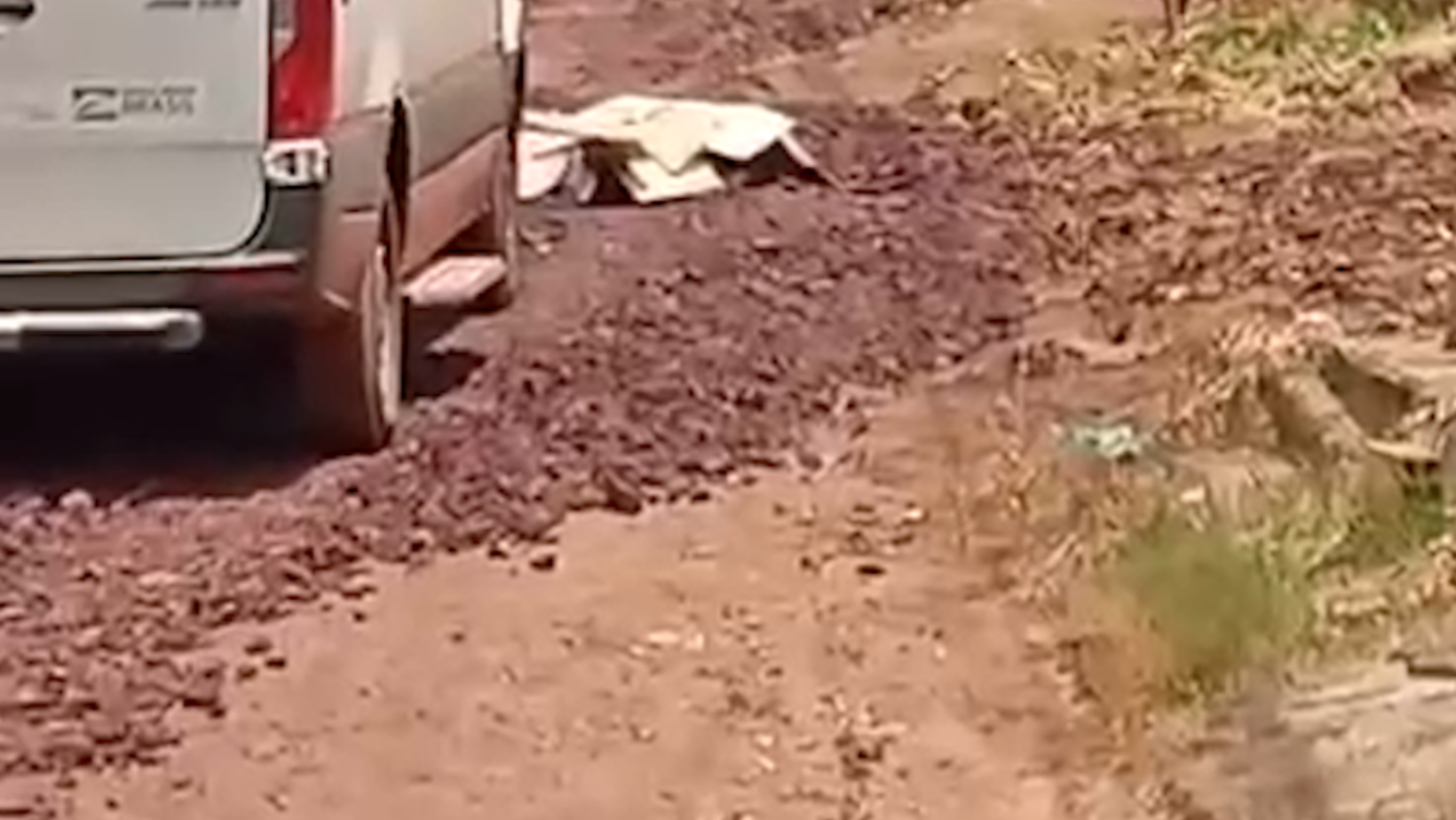 obra sem sinalização mata