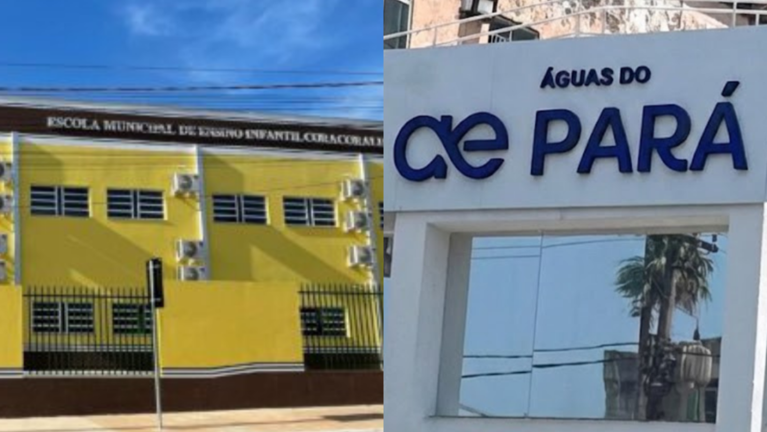 falta de água escola
