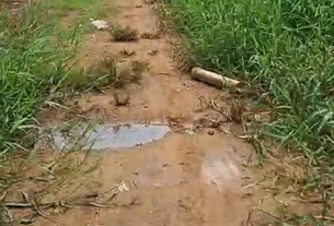 Rua abandonada Califórnia Parauapebas
