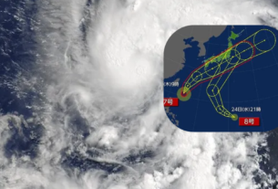 tufão Japão Taiwan evacuação