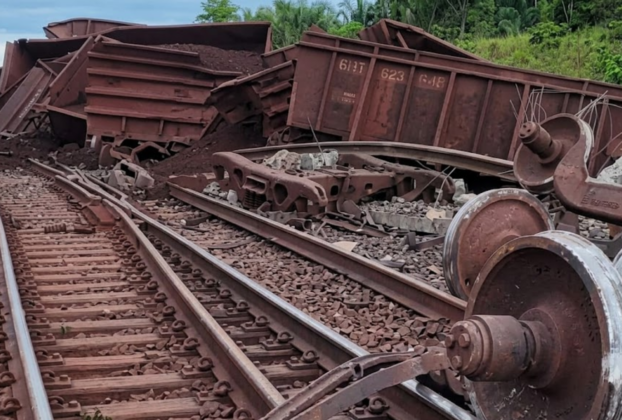trem Carajás descarrilou Maranhão