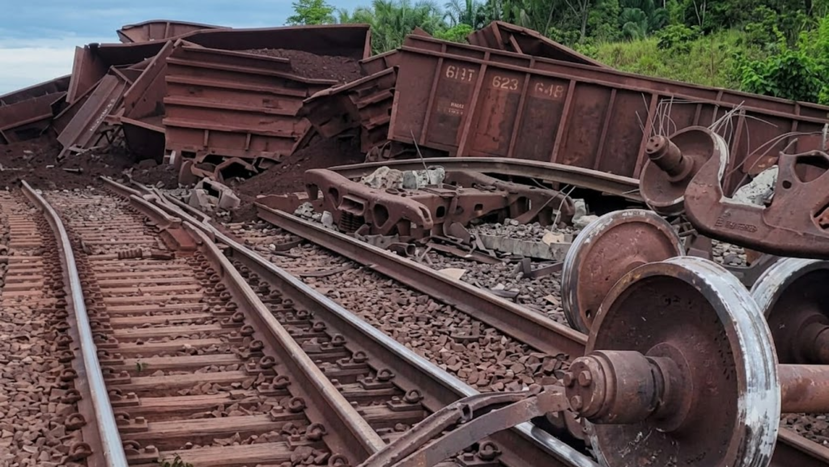 trem Carajás descarrilou Maranhão