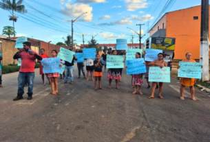 falta água Parauapebas protesto