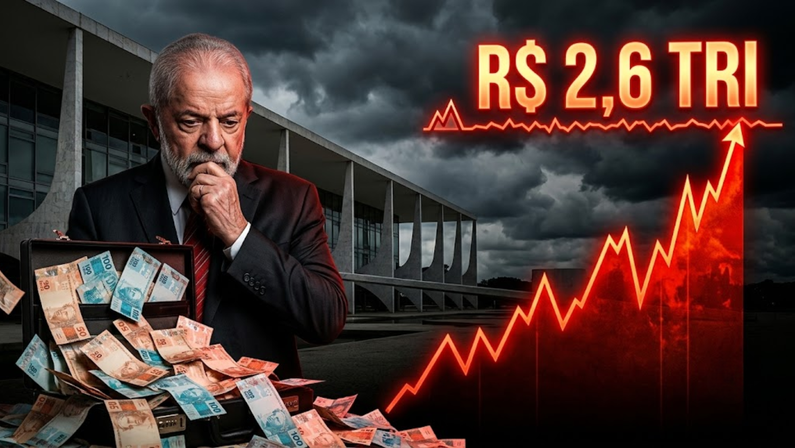 gastos União 2,6 trilhões
