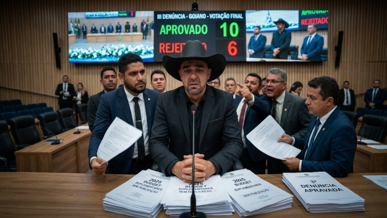 denúncia contra Aurélio Goiano