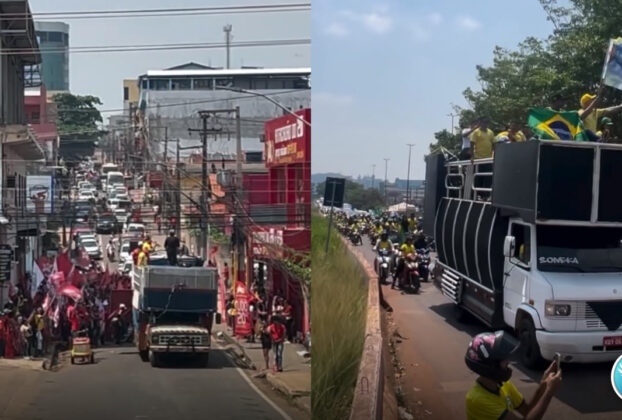 carreatas se cruzam Parauapebas
