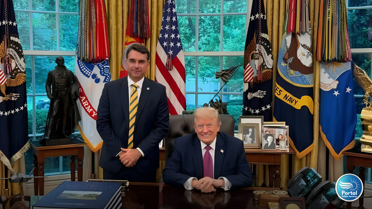 Trump autoriza Flávio Bolsonaro